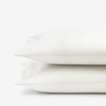 Classic Smooth Wrinkle-Free Sateen Pillowcase Set - Creme, Standard