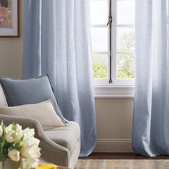 Linen Decorative Square Pillow Cover - Slate Blue,  24 in. x 24 in.