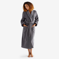 Women's Long Robe - Gunmetal, S