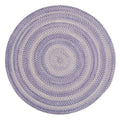 Bambini Braided Chenille Rug - Periwinkle, 7' Round