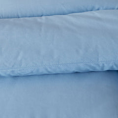 Classic Cool Cotton Percale Comforter - Porcelain Blue, Full