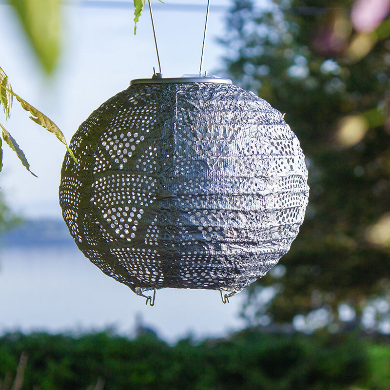 Soji™ Stella Globe Solar Outdoor Lantern, 8"