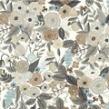 Garden Party Traditional Wallpaper - Linen Multi, Swatch