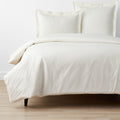 Premium Cool Organic Cotton Percale Duvet Cover - Ivory, Twin/Twin XL