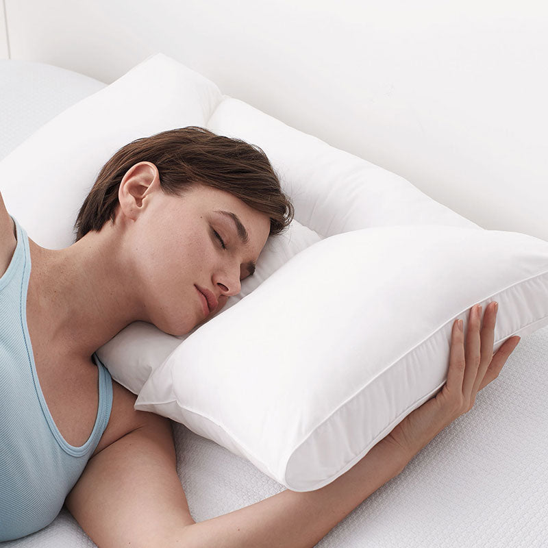 Duo Sleep Neck Posture Pillow - White