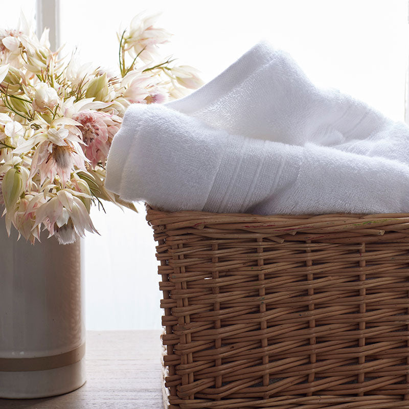 Mirage Aegean Cotton Bath Sheet - White