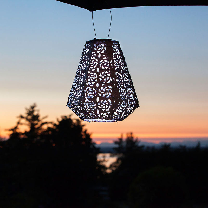 Soji™ Stella Prism Solar Outdoor Lantern, 11"