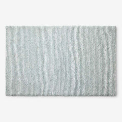 Thin Stripe Bath Rug - Sea Spray, 17 in. x 24 in.