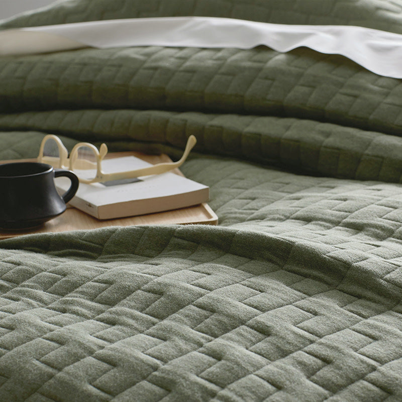 Air Layer Sham - Green, King