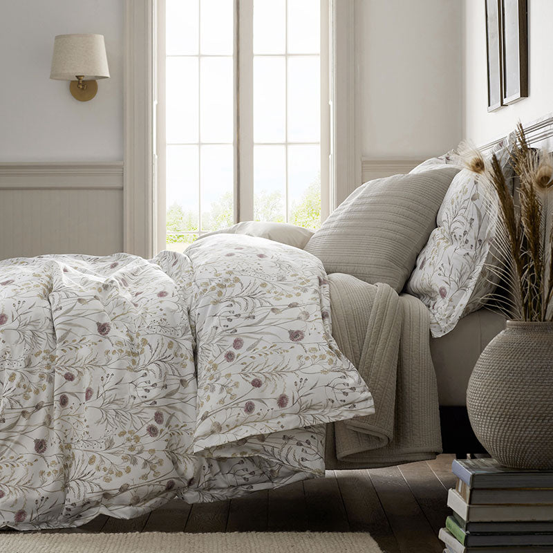 Line Stitch Velvet Quilted Sham - Light Sand, Standard