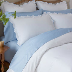 Classic Smooth Sateen Solid Comforter - Light Blue, King/Cal King