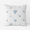 Brinda Floral Quilted Sham - White, Euro