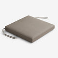 Replacement Knife Edge Chair Cushion - Taupe, 21 in. x 19 in.