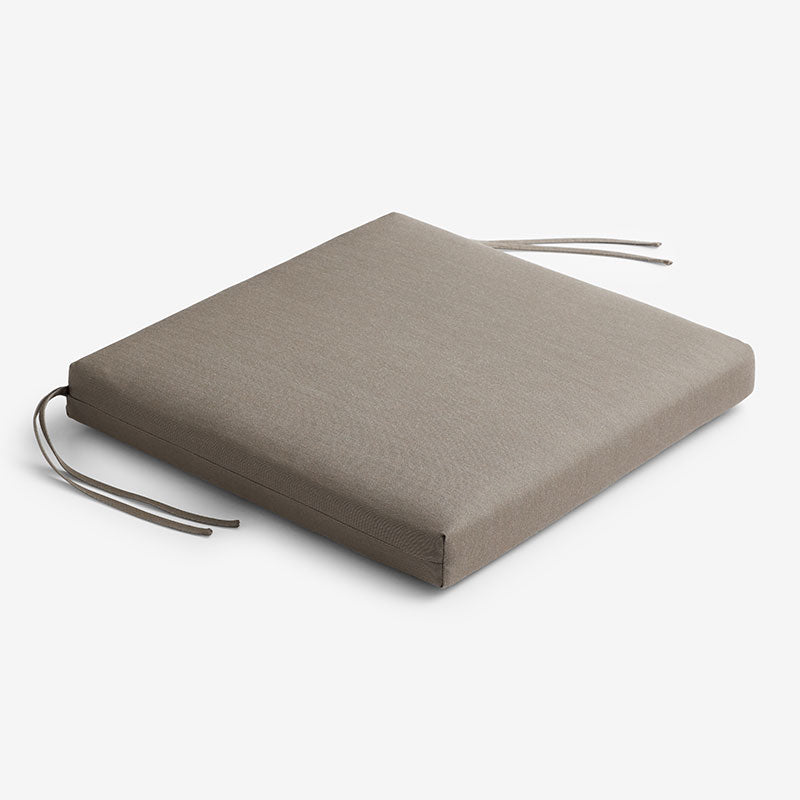 Replacement Knife Edge Chair Cushion - Taupe, 21 in. x 19 in.
