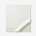 Luxe Smooth Egyptian Cotton Sateen Flat Bed Sheet - Cream, Twin/Twin XL