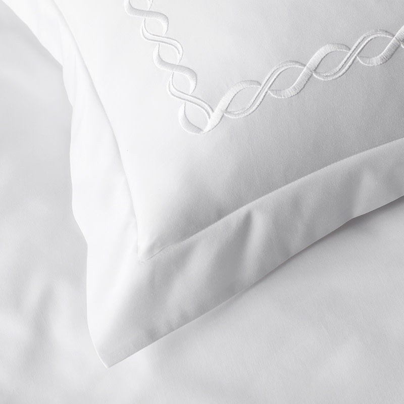 Marcella Premium Smooth Egyptian Cotton Sateen Duvet Cover - White, Full