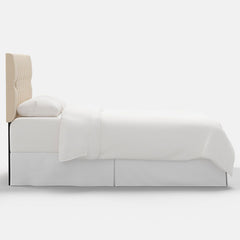 Park Tufted Velvet Headboard - Pearl, Cal King