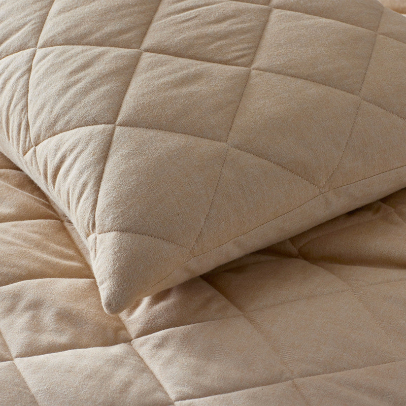 Bromley Premium Ultra-Cozy Cotton Flannel Coverlet - Wheat, King