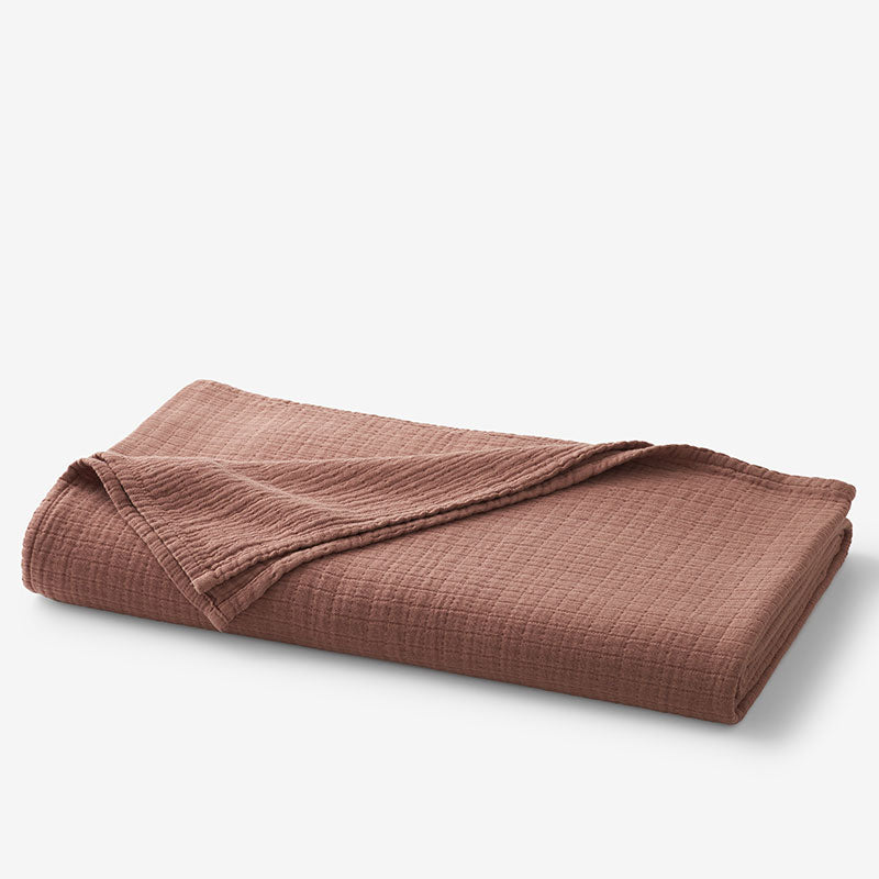 Gossamer Cotton Blanket - Cedar, Full