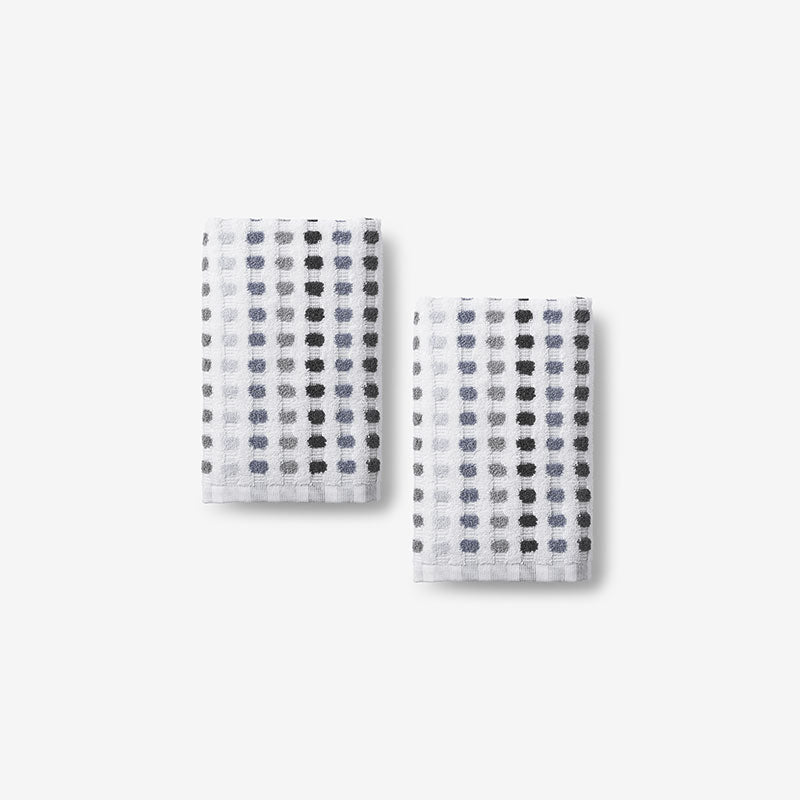 Spectrum Washcloths, Set of 2 - Gray