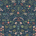 Wildwood Traditional Wallpaper - Navy, Roll