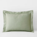 Classic Smooth Sateen Solid Sham - Light Sage, Standard