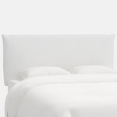 Sutton Velvet Headboard - White, Queen