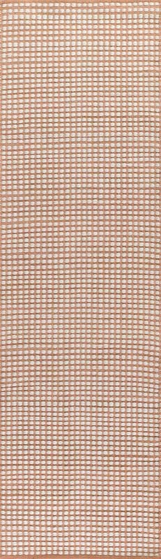 Handwoven Mini Checkered Performance Rug - Pink, 2' 3" x 8' Runner