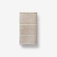 Textured Stripe Hand Towel - Alabaster