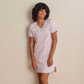 Printed Pima Cotton Women's Nightgown - Damask Scroll, XXL