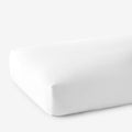 Classic Smooth Wrinkle-Free Sateen Fitted Bed Sheet - White, King