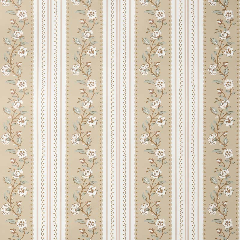 Floral Sprigs Removable Wallpaper - Multi, Swatch
