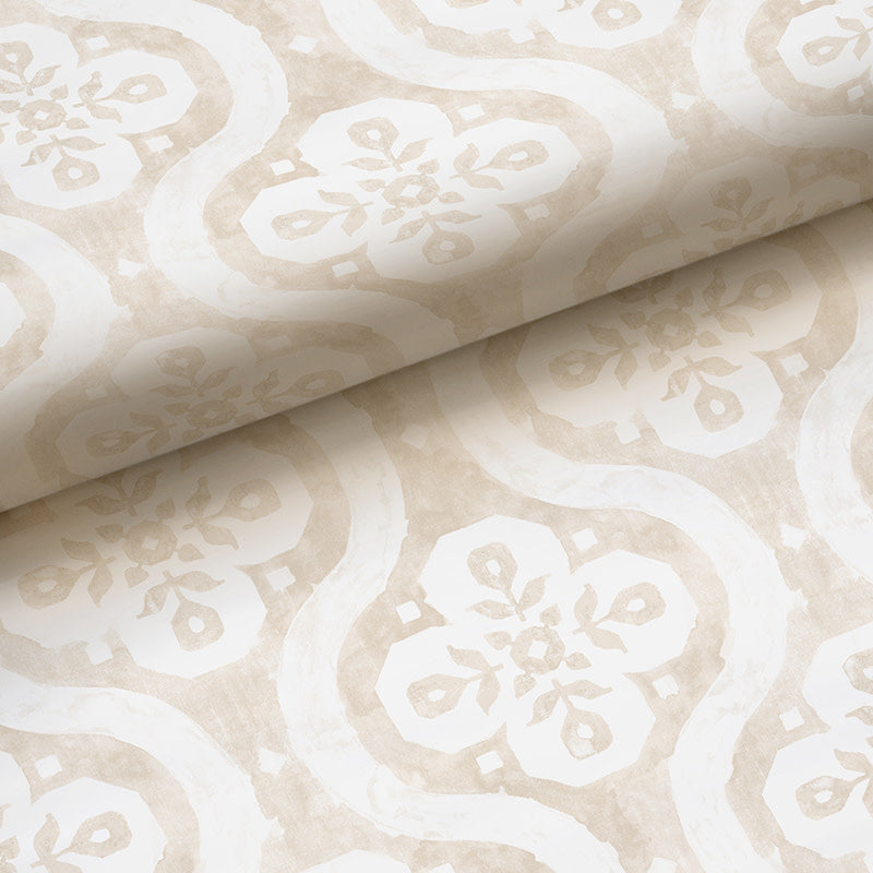 Chateau Removable Wallpaper - Linen, Panel