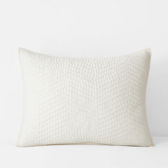Voile Sham - Ivory, King