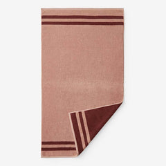 Mirage Aegean Cotton Reversible Stripe Bath Towel - Caramel