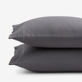Classic Ultra-Cozy Cotton Velvet Flannel Pillowcase Set - Stone Gray, Standard