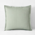 Tira Floral Classic Cool Cotton Percale Sham - Stripe Green, Euro