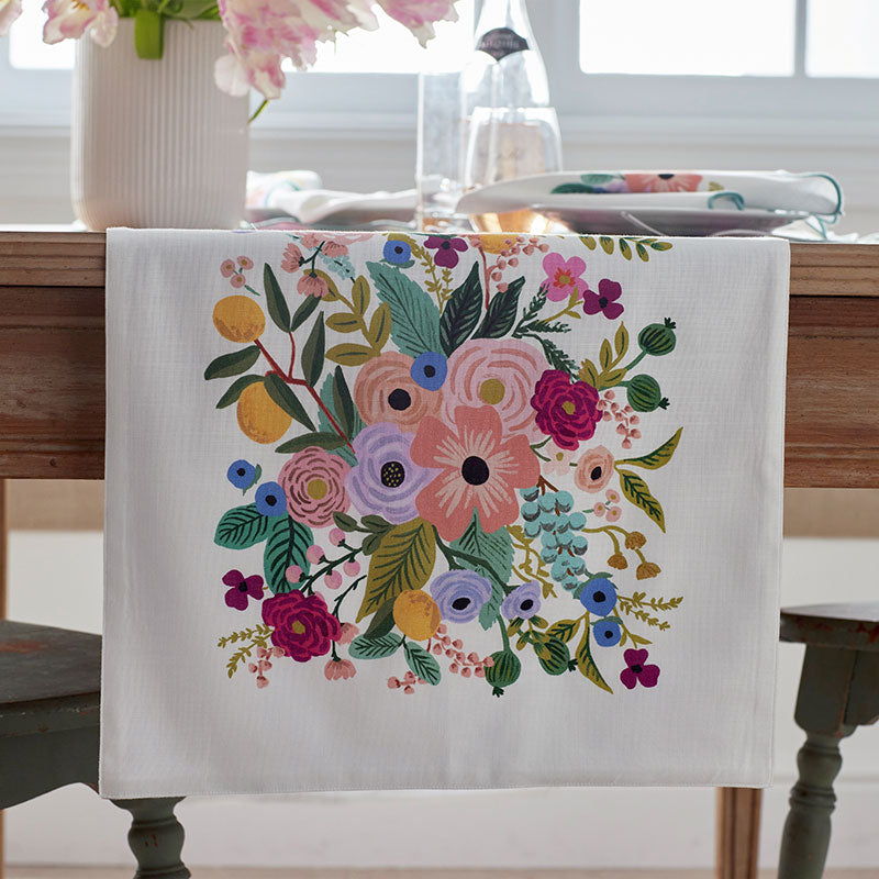 Garden Party Table Runner - Pink, 16 in. x 108 in.