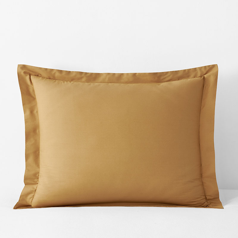 Classic Cool Cotton Percale Sham - Amber, Standard