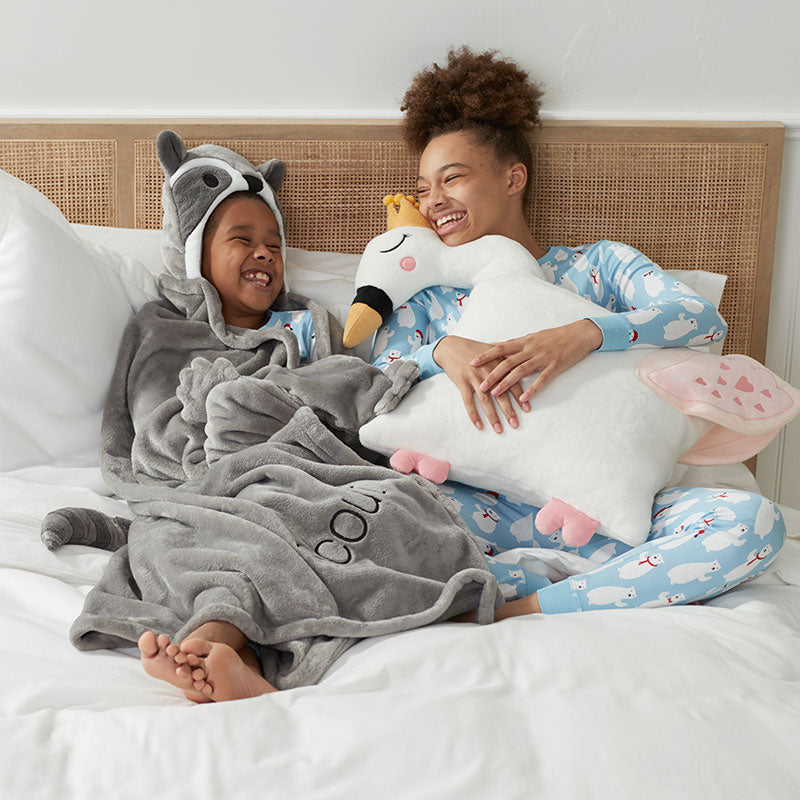 Plush Character Throw - Raccoon