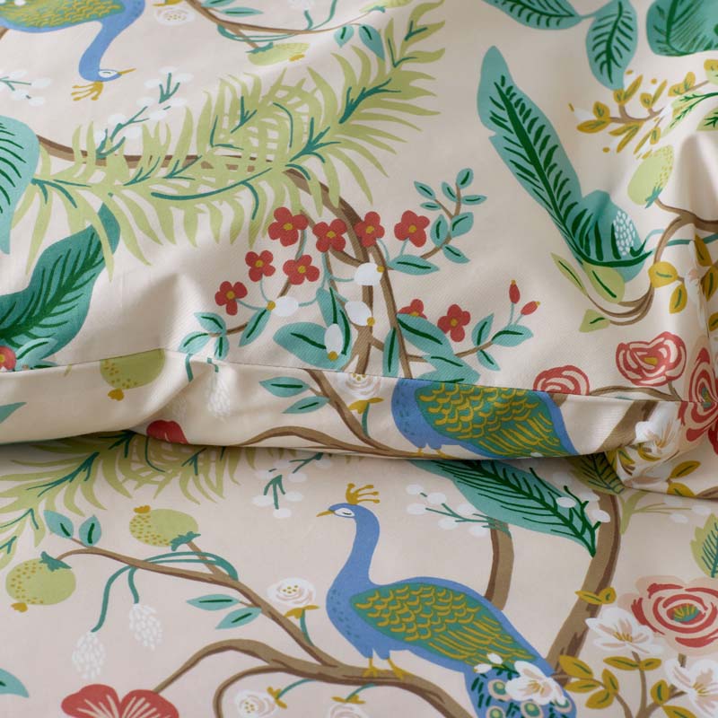 Peacock Classic Smooth Sateen Comforter - Blush, Full/Queen