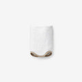 Scalloped Edge Washcloth - Beige