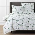 Botanic Meadow Premium Smooth Wrinkle-Free Sateen Duvet Cover - Evergreen, Twin/Twin XL