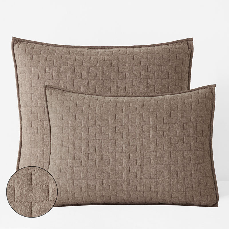 Air Layer Sham - Cocoa Brown, King