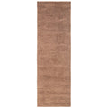 Relief Hand Tufted Wool Rug -  Rust, 8' Runner