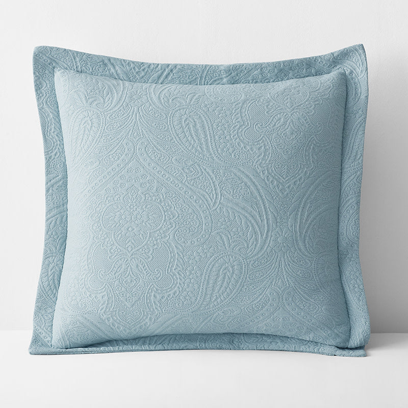 Hillcrest Cotton Matelassé Sham - Cloud