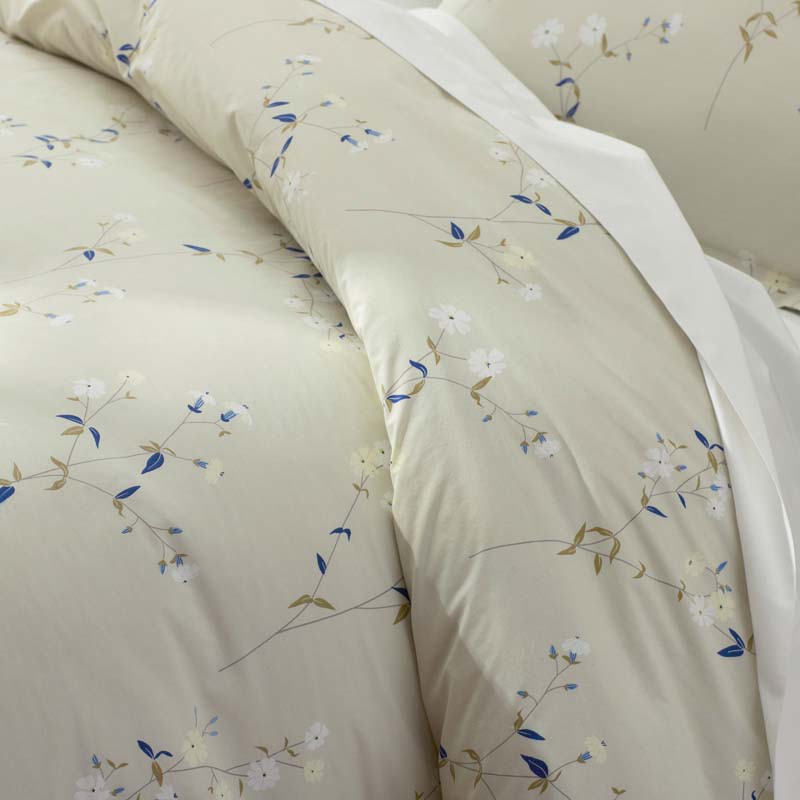 Blossom Trail Garment Washed Cotton Percale Sham - Green Tea, Standard