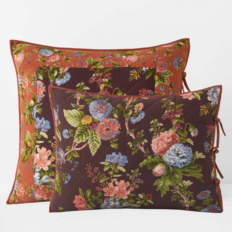 Veena Reversible Quilted Sham - Brown, Standard