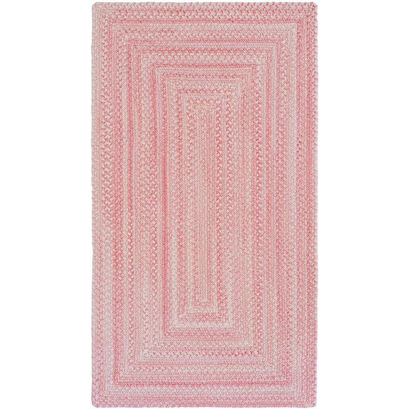 Bambini Braided Chenille Rug - Pink, 7' x 9' Oval