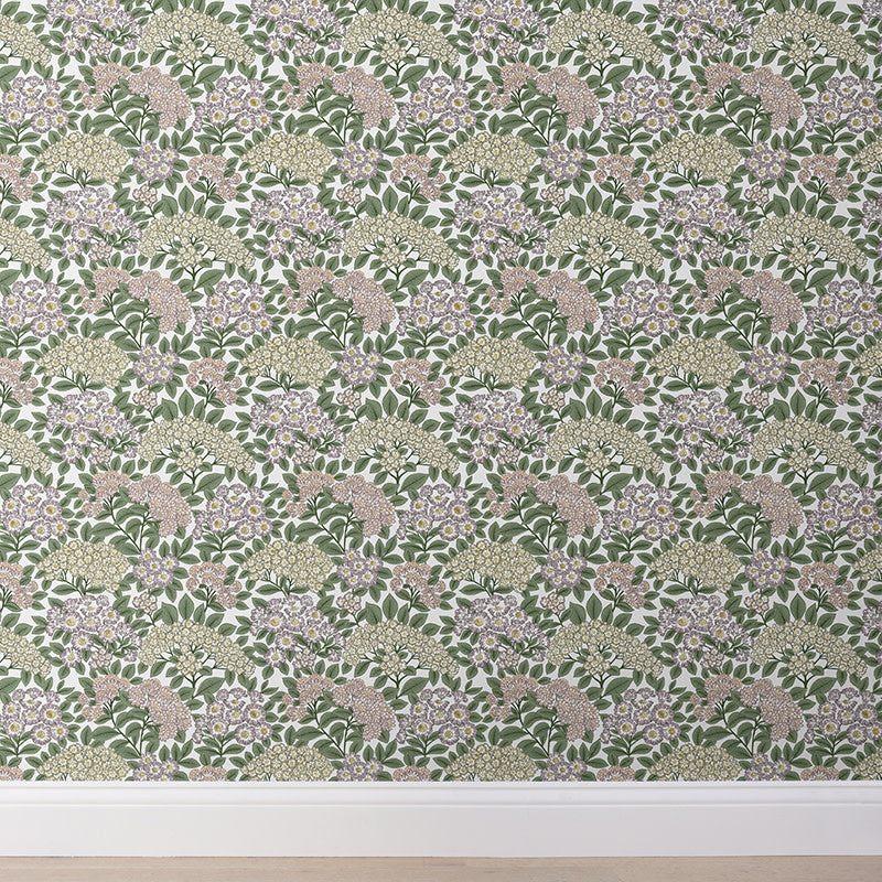Garden Removable Wallpaper - Green, Roll